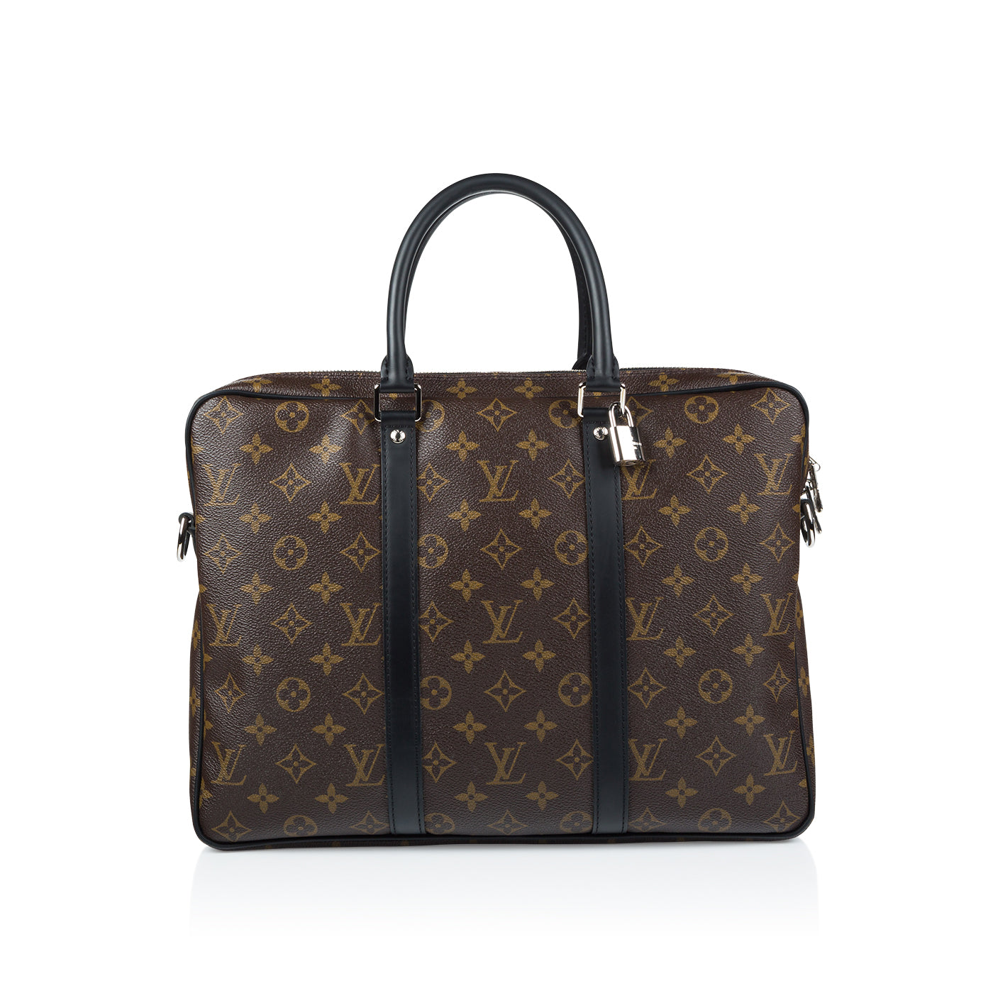 LV Monogram Macassar Porte Documents Voyage PM