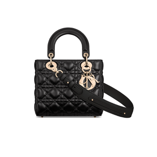 DIOR Small Lady Dior My ABCDior Bag (Black)