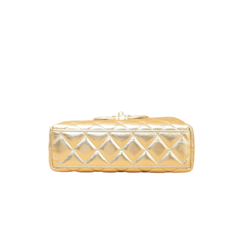 CHANEL Metallic Kelly Bag (Gold)