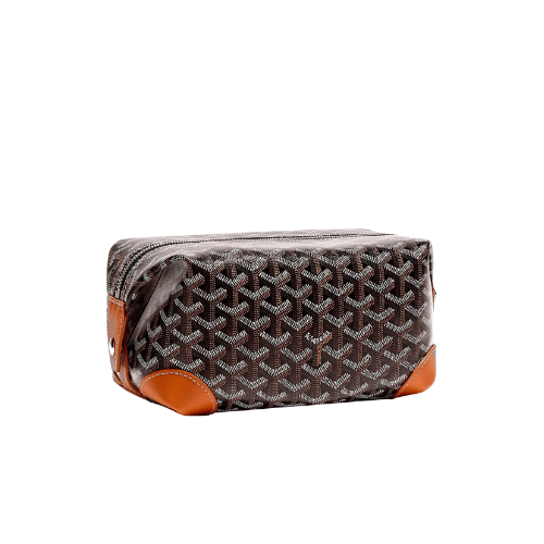 GOYARD Bowling 25 Toiletry Bag Brown