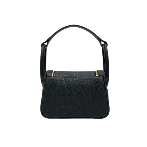 HERMES Taurillon Clemence Mini Lindy Black