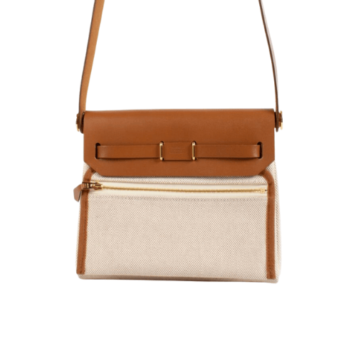 HERMES Herbag Zip 20 Mini Beige