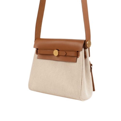 HERMES Herbag Zip 20 Mini Beige