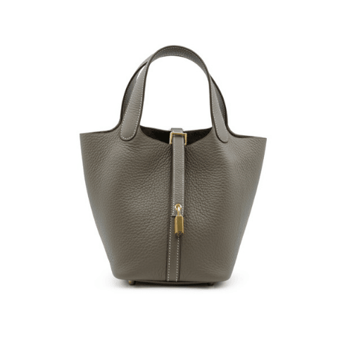 HERMES Picotin 18 bags Etoupe Clemence