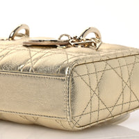 DIOR Lady D-Joy bag cannage calfskin (Gold)