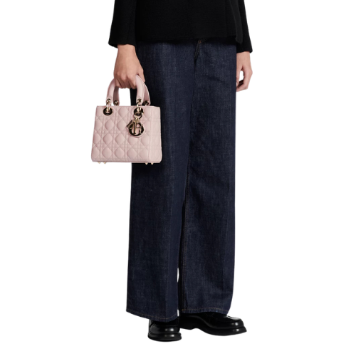 DIOR Small Lady Dior My ABCDior Bag (Powder Pink)