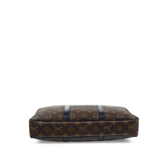 LV Monogram Macassar Porte Documents Voyage PM