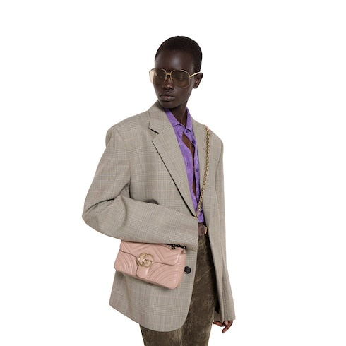 GUCCI GG Marmont shoulder bag (Pink Beige)