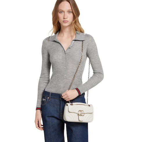 GUCCI GG Marmont shoulder bag (White)