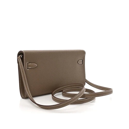 HERMES Kelly To Go wallet Etoupe