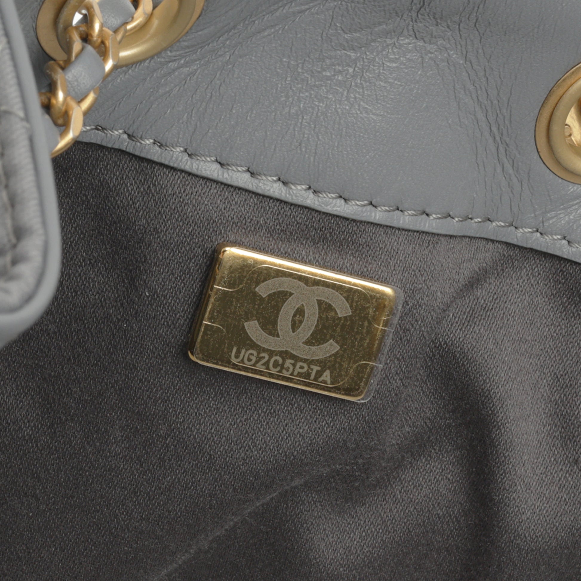 CHANEL Small 25 Hobo Canvas (Grey)