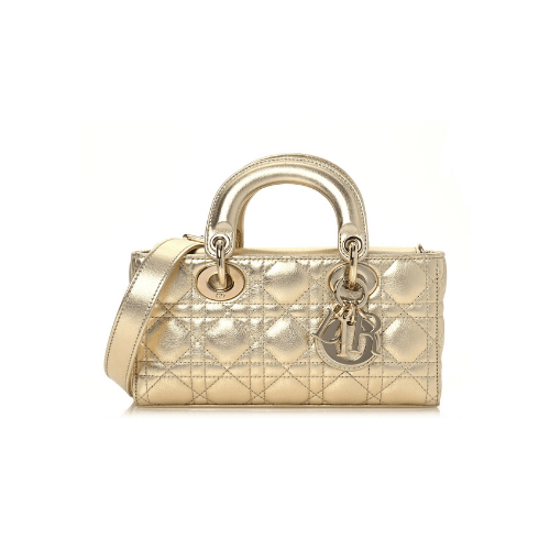 DIOR Lady D-Joy bag cannage calfskin (Gold)