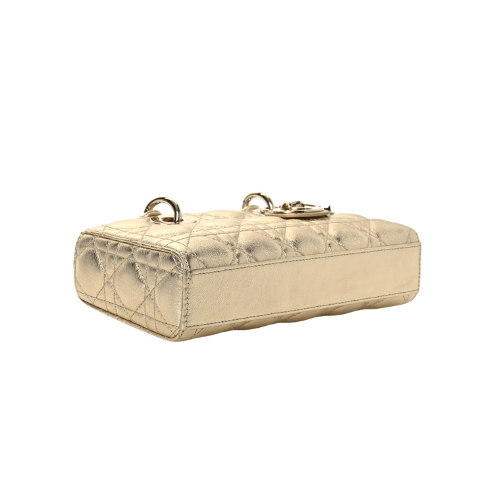 DIOR Lady D-Joy bag cannage calfskin (Gold)