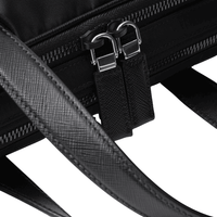 PRADA Re-Nylon and Saffiano leather briefcase (Black)