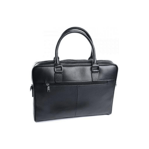 PRADA Triangle Logo Saffiano Leather Briefcase