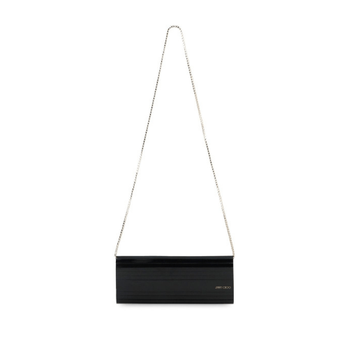 JIMMY CHOO Sweetie acrylic clutch bag (Black)