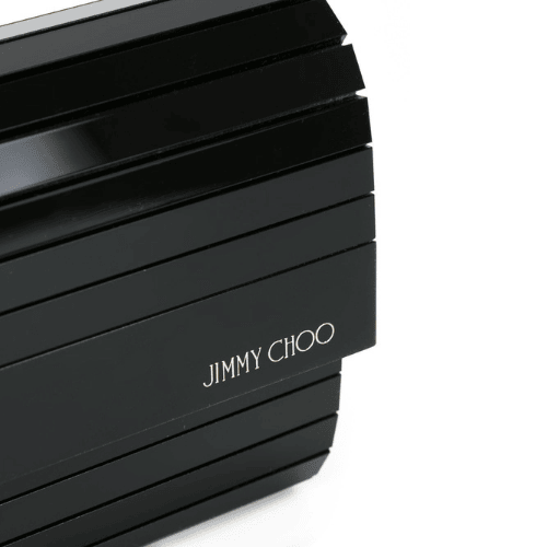 JIMMY CHOO Sweetie acrylic clutch bag (Black)