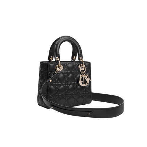 DIOR Small Lady Dior My ABCDior Bag (Black)
