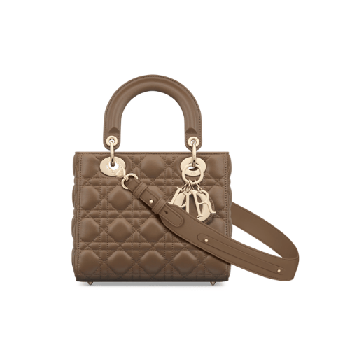 DIOR Small Lady Dior My ABCDior Bag (Tobacco Brown)