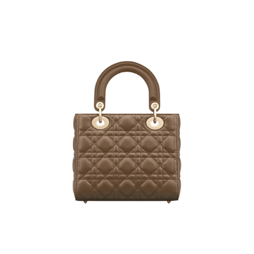 DIOR Small Lady Dior My ABCDior Bag (Tobacco Brown)