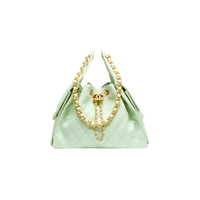 CHANEL Small 25 Hobo Canvas (Mint Green)
