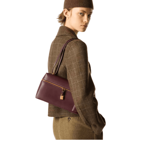 Loro Piana Extra Bag L27  Smooth Calfskin (Azuki Beans)