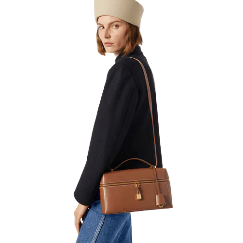 Loro Piana Extra Bag L27  Smooth Calfskin (Mole)