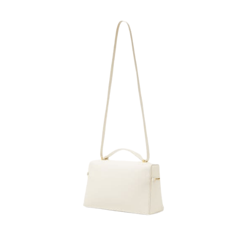 Loro Piana Extra Bag L27  Smooth Calfskin (Whisper White)