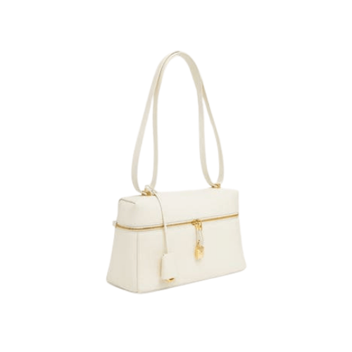 Loro Piana Extra Bag L27  Smooth Calfskin (Whisper White)