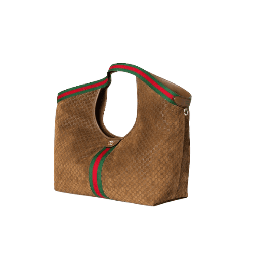 GUCCI Giglio large tote bag (Brown)