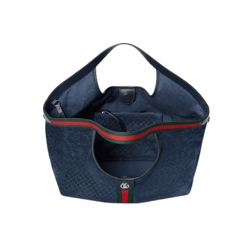 GUCCI Giglio large tote bag (Dark Blue)