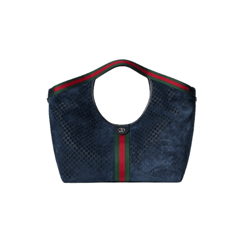 GUCCI Giglio large tote bag (Dark Blue)