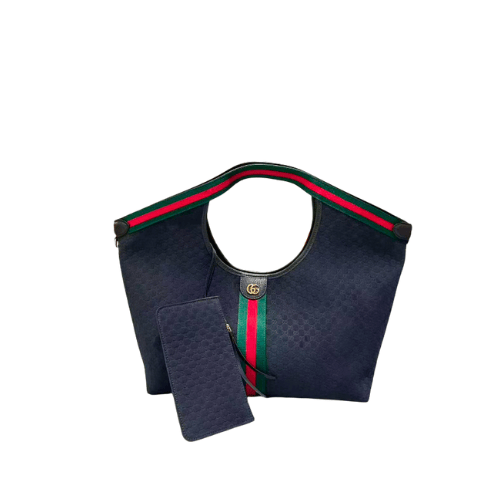 GUCCI Giglio large tote bag (Dark Blue)