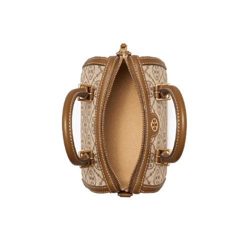 TORY BURCH T Monogram Barrel bag (Hazelnut brown)