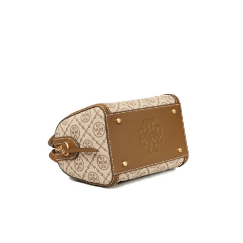 TORY BURCH T Monogram Barrel bag (Hazelnut brown)