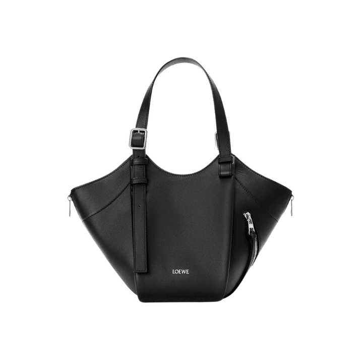 LOEWE Hammock Flip bag classic calfskin (Black)