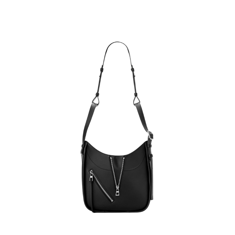 LOEWE Hammock Flip bag classic calfskin (Black)