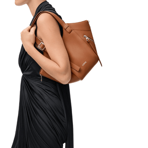LOEWE Hammock Flip bag classic calfskin (Brown)