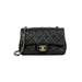 CHANEL CC Mini Rectangular Classic Flap Bag (Black)