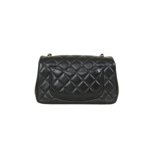 CHANEL CC Mini Rectangular Classic Flap Bag (Black)