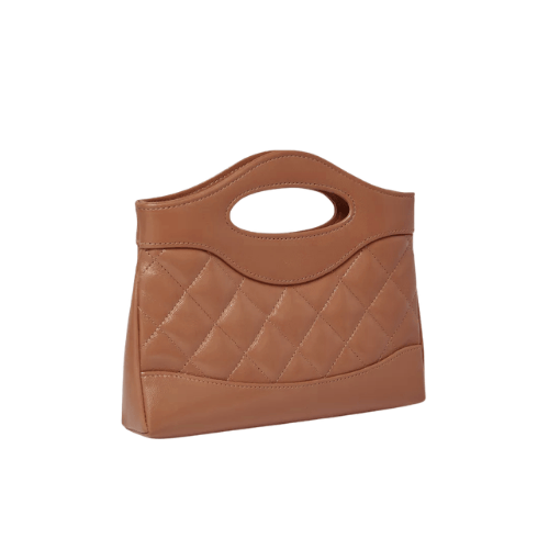 CHANEL Quilted Leather Nano 31 Bag (Brown)