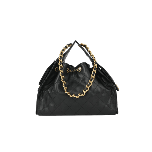CHANEL Small 25 Hobo Caviar  (Black)