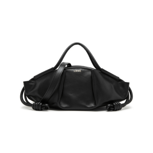 LOEWE Paseo small leather top handle bag (Black)