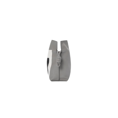 LOEWE Flamenco clutch nappa calfskin grey/light ghost