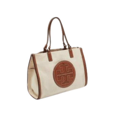 TORY BURCH T Ella canvas tote bag (Beige)