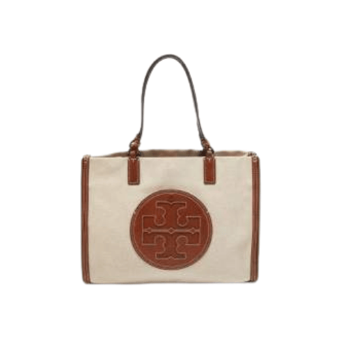 TORY BURCH T Ella canvas tote bag (Beige)