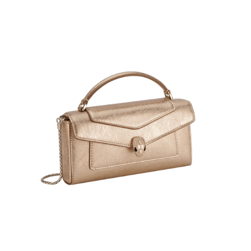 BVLGARI Serpenti Forever top-handle bag Gold
