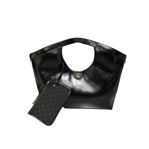 GUCCI Giglio large leather tote bag (Black)
