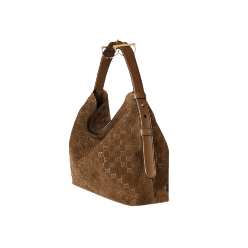 GUCCI Beatrix large tote bag (Brown Suede)