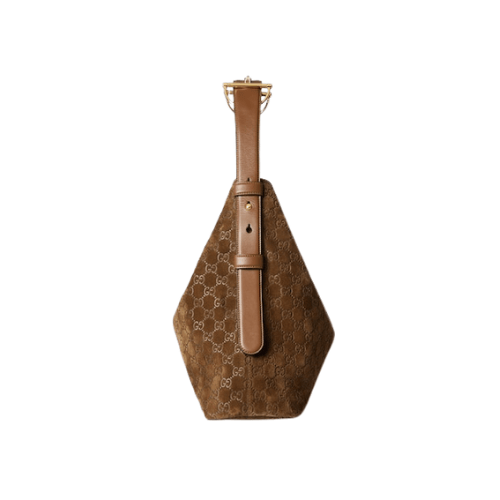 GUCCI Beatrix large tote bag (Brown Suede)